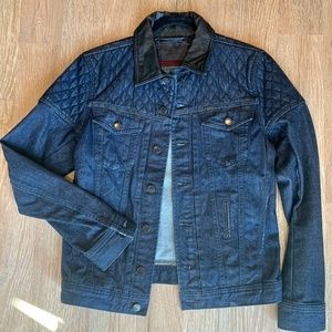 Diesel Denim and Leather Jacket